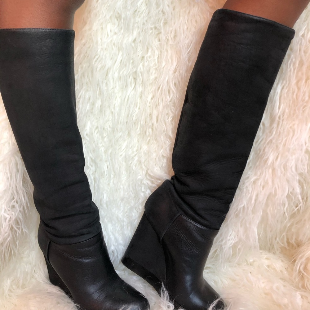 Vince Wedge Boots